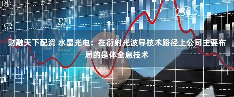 财融天下配资 水晶光电：在衍射光波导技术路径上公司主要布局的是体全息技术